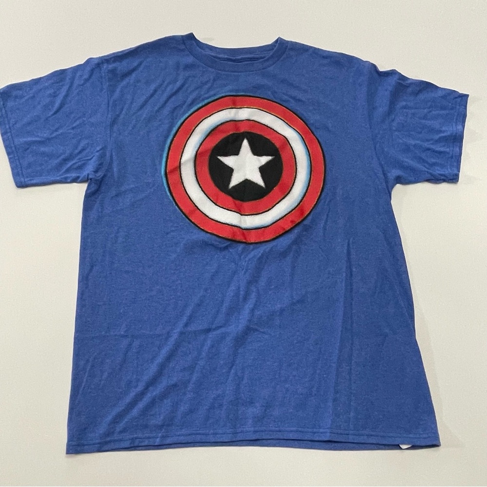 Marvel Blue Captain America T-Shirt